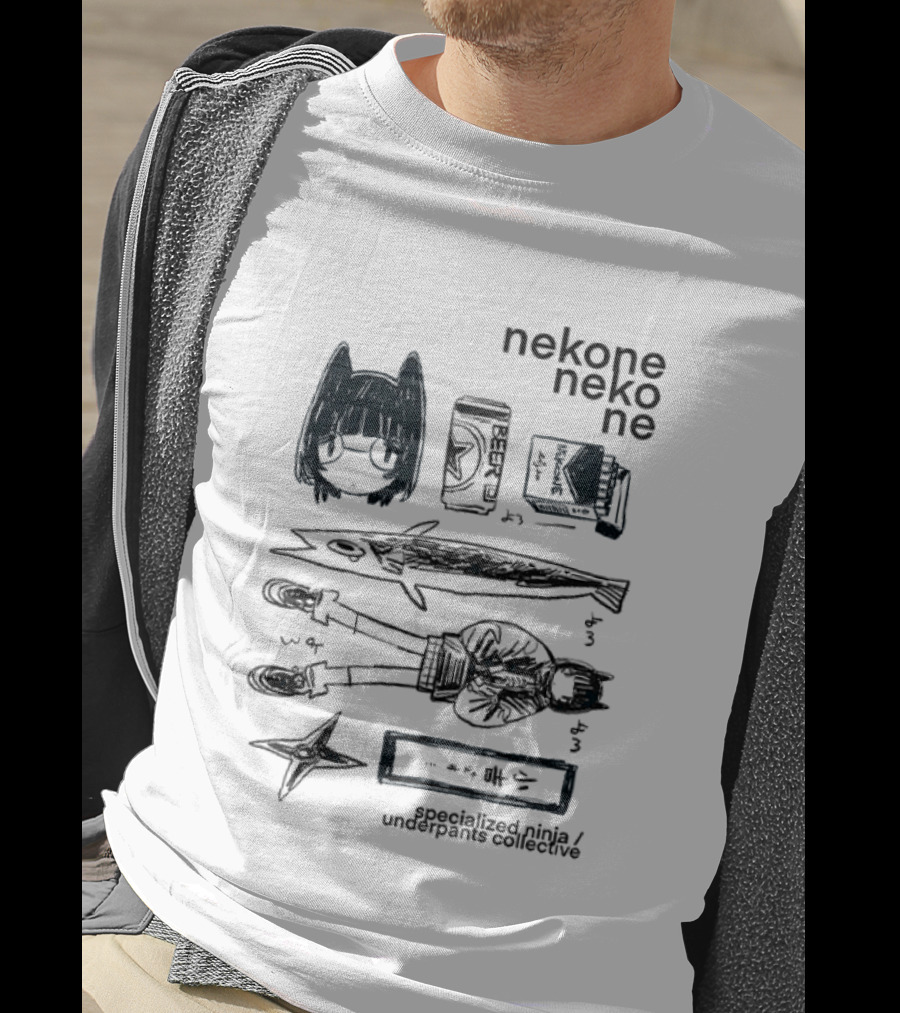 Nekone Neko Ninja Specialized Underpass Codoracle T-Shirt