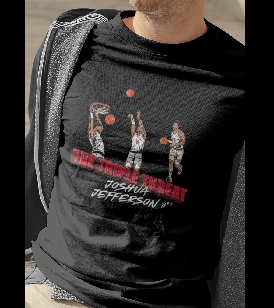 Iowa State Cyclones Joshua Jefferson The Triple Threat Action Moves T-Shirt