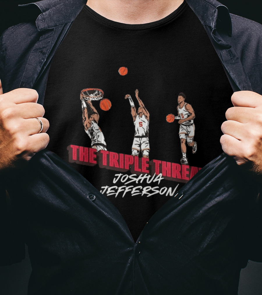 Iowa State Cyclones Joshua Jefferson The Triple Threat Action Moves T-Shirt