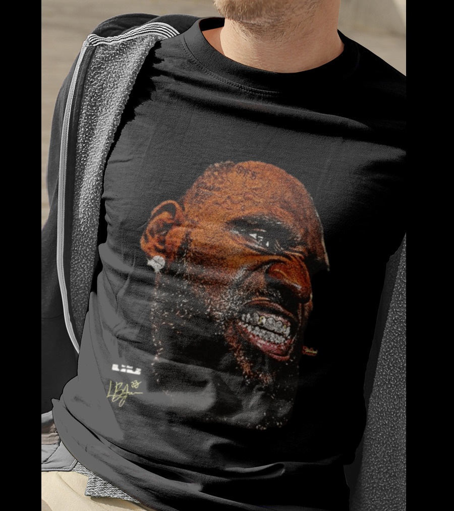 LeBron James LeBling Intense Expression Grills Jewelry T-Shirt