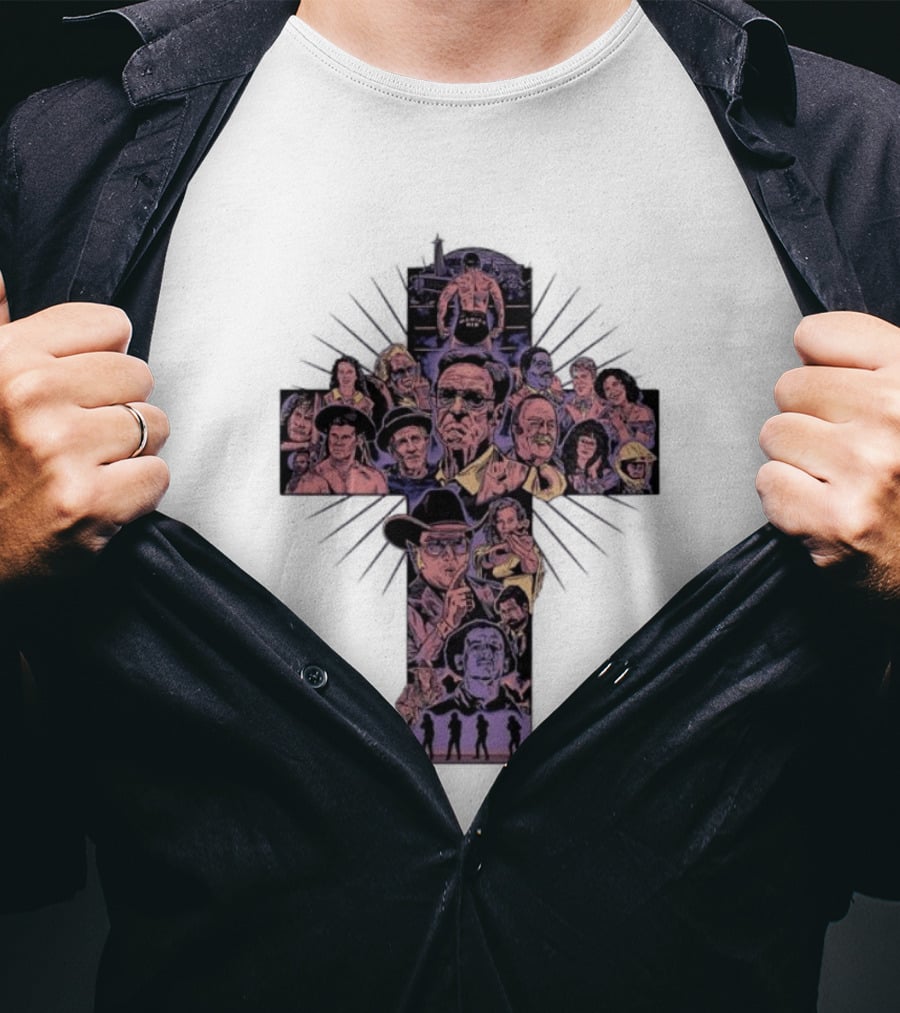Righteous Gemstones Season 4 Cast Cross Shape T-Shirt