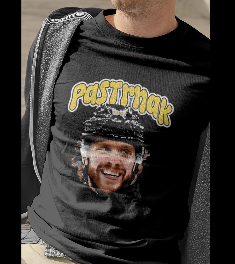 David Pastrnak Boston Bruins Big Head PASTRNAK T-Shirt