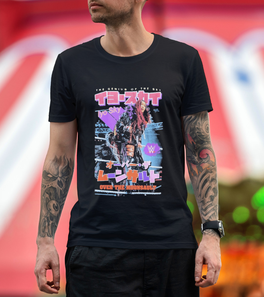 The Genius Of The Sky Iyo Sky Over The Moonsault WWE T-Shirt