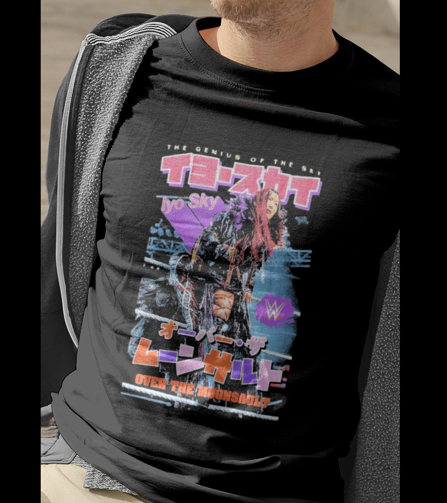 The Genius Of The Sky Iyo Sky Over The Moonsault WWE T-Shirt