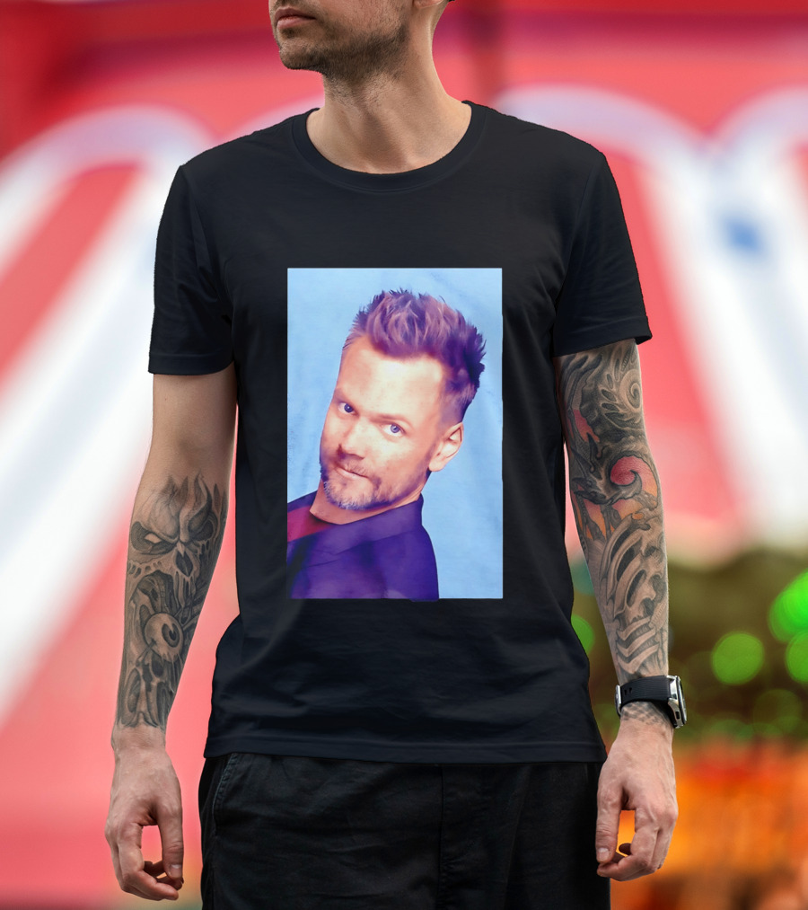 Joel McHale Blue T-Shirt