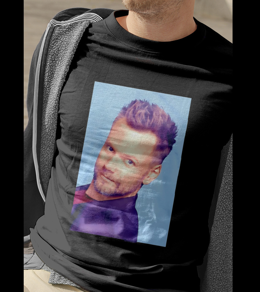 Joel McHale Blue T-Shirt