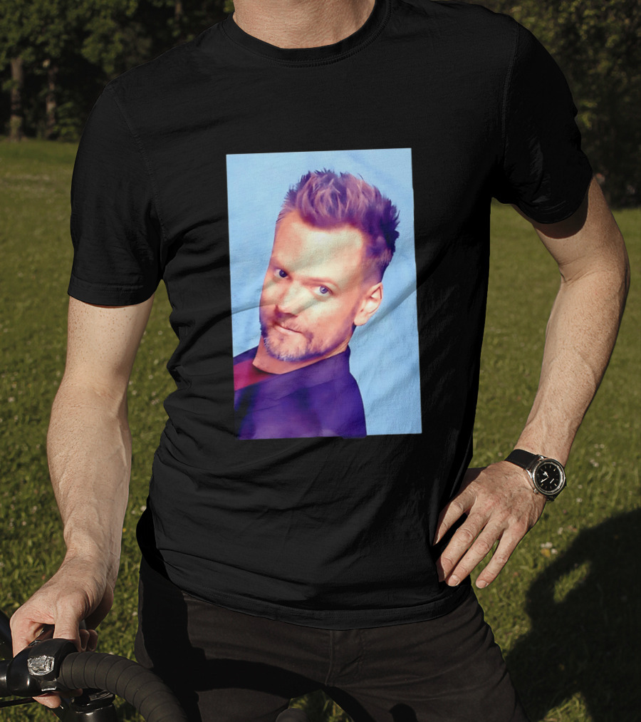 Joel McHale Blue T-Shirt