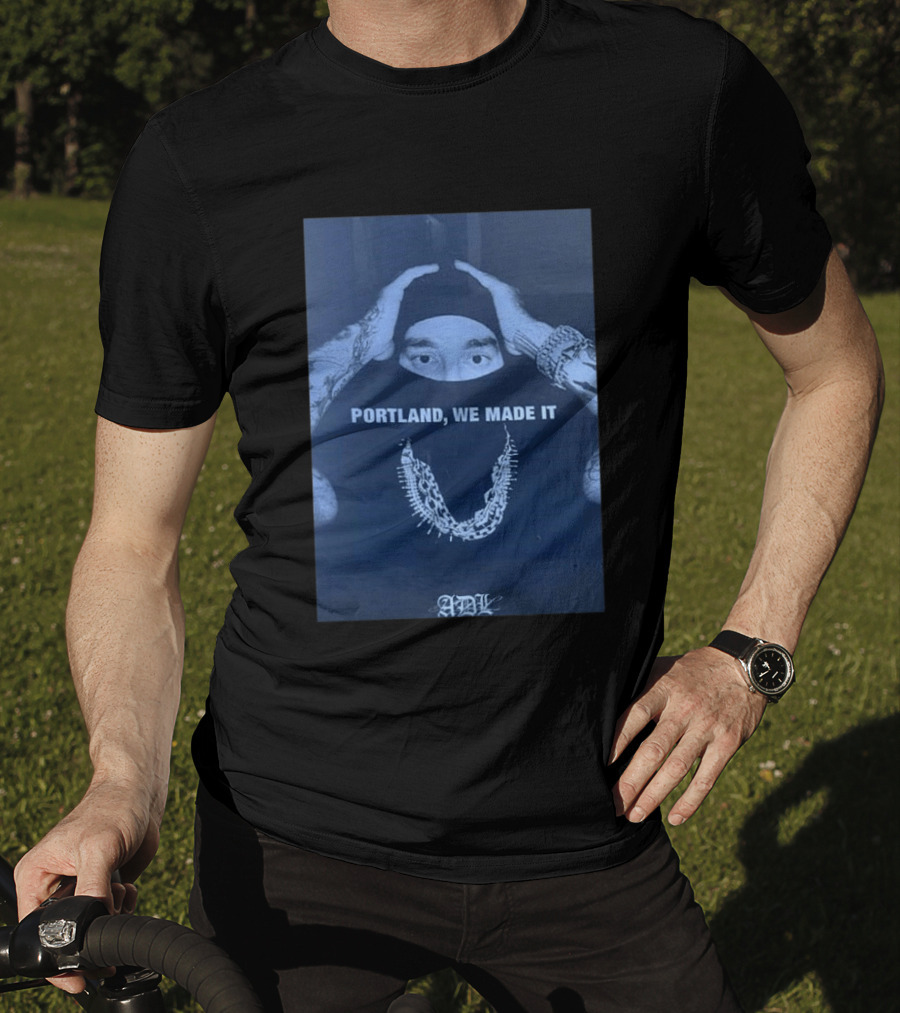 Yeat Portland We Made It ADL Tattoed Chains Masked T-Shirt