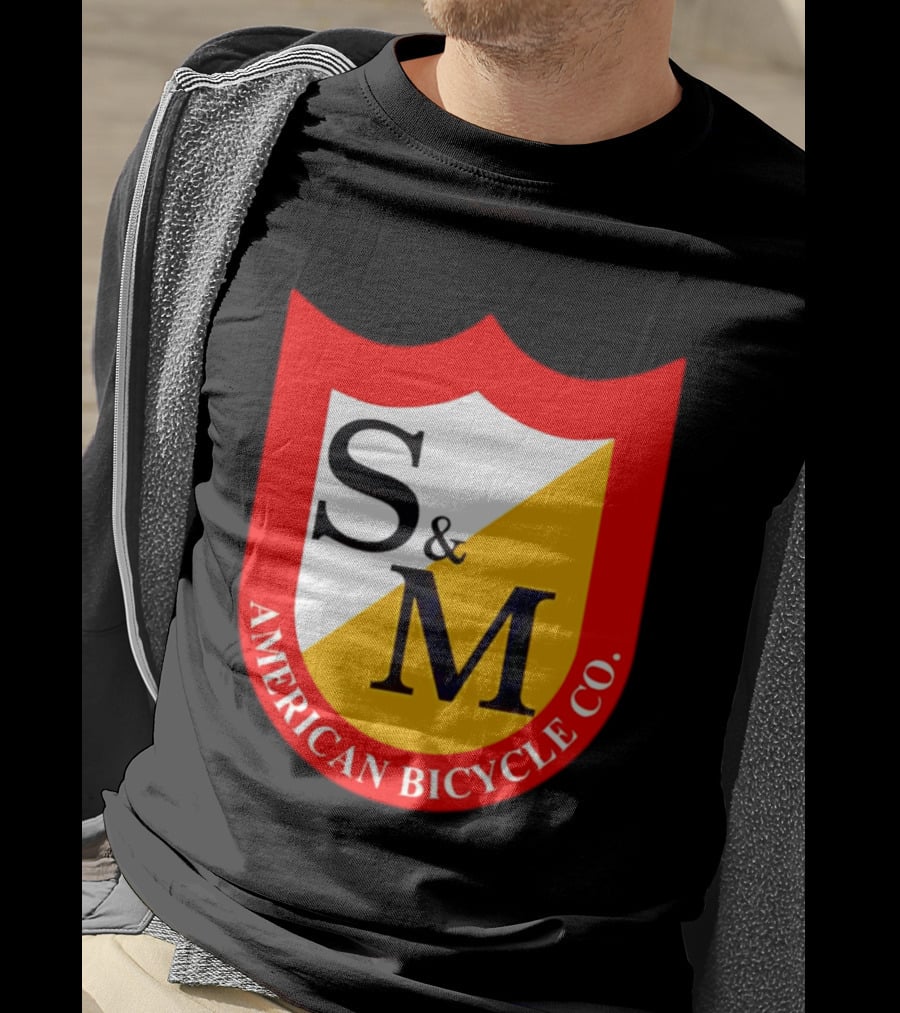S&M American Bicycle Co Shield T-Shirt