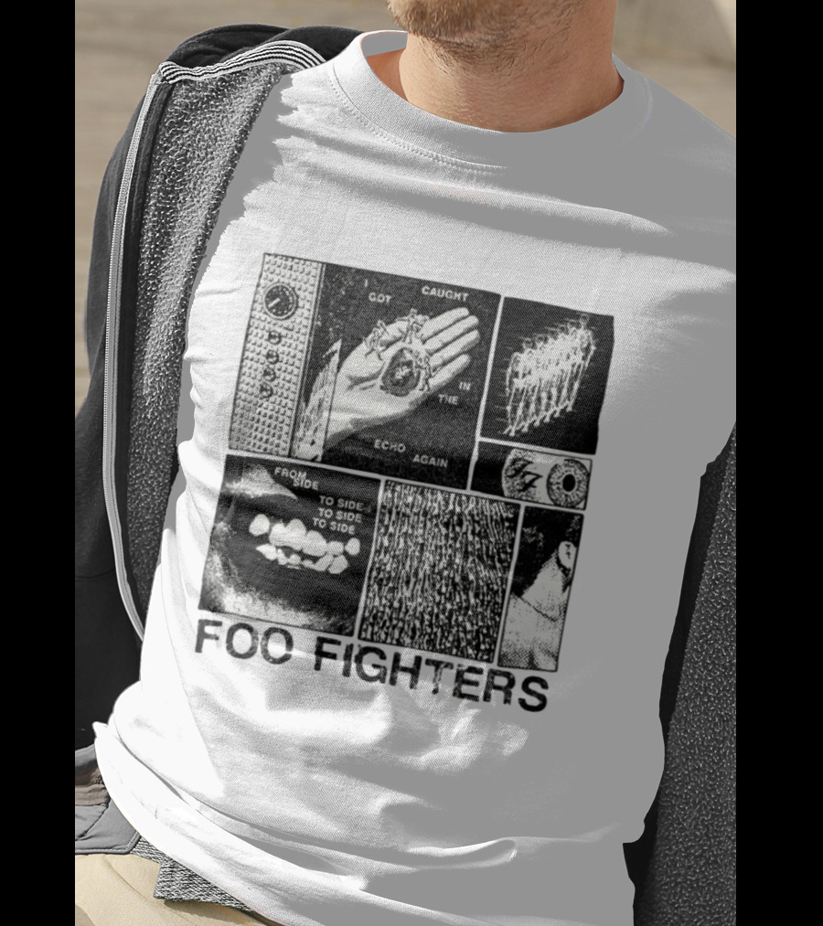 Foo Fighters I Got Caught In The Echo Again From Side To Side T-Shirt