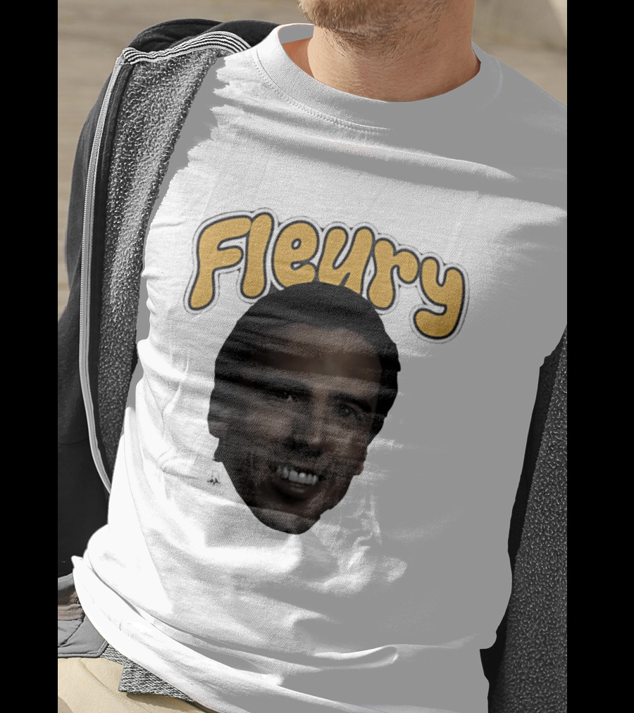 Marc André Fleury Pittsburgh Penguins Big Head Fleury '26 T-Shirt