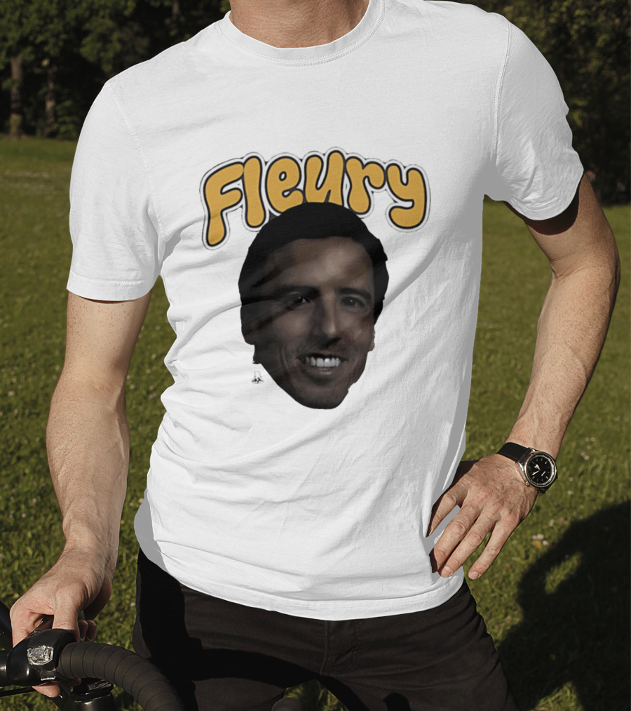 Marc André Fleury Pittsburgh Penguins Big Head Fleury '26 T-Shirt