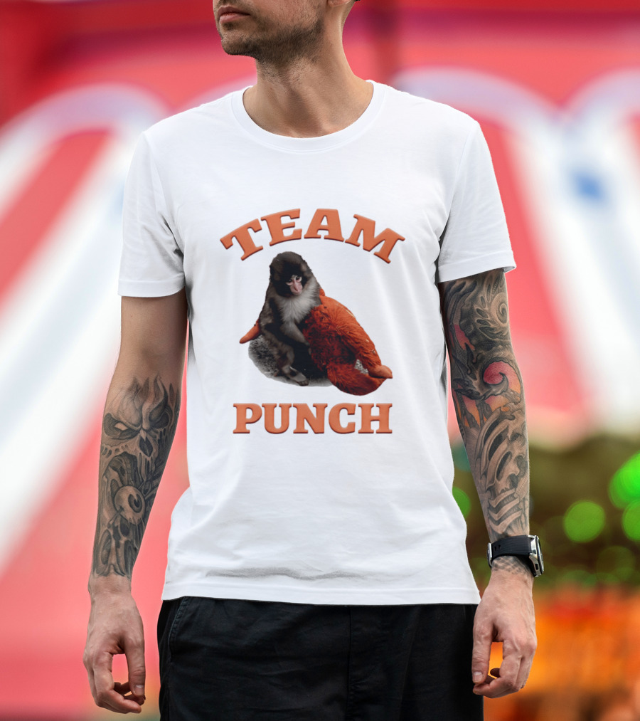 Team Punch Monkey 2026 Collage T-Shirt