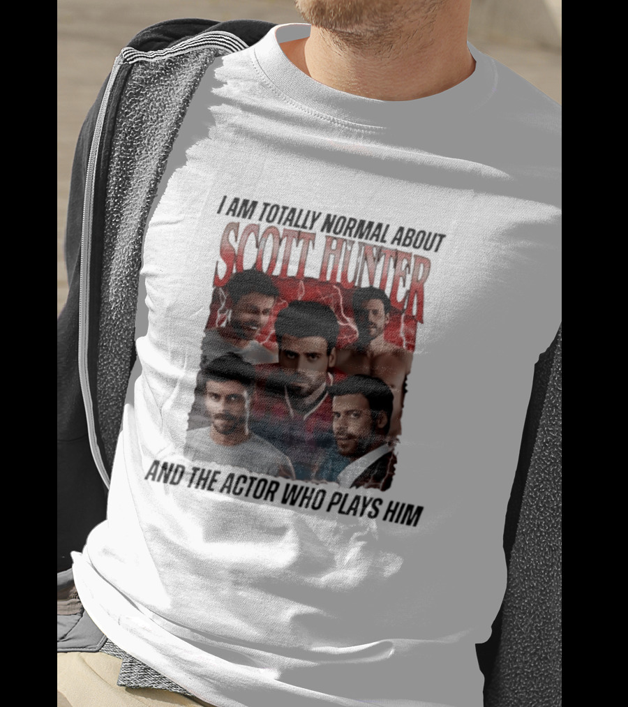 I Am Totally Normal About Scott Hunter And The Actor Who Plays Him Heated Rivalry T-Shirt