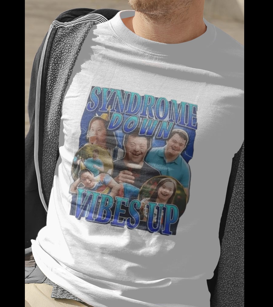 Syndrome Down Vibes Up Positive Lifestyle And Celebration T-Shirt