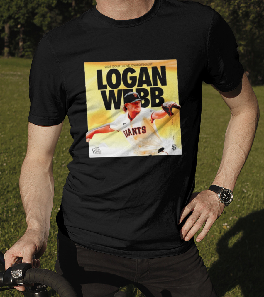 2025 Gold Glove Award Finalist Logan Webb Giants T-Shirt