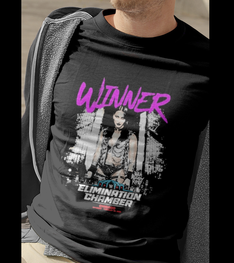 Rhea Ripley Elimination Chamber 2026 Winner Champion T-Shirt