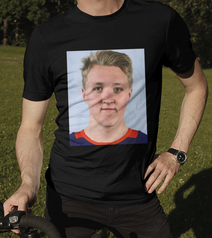 Simon Holmstrom New York Islanders Profile Player T-Shirt