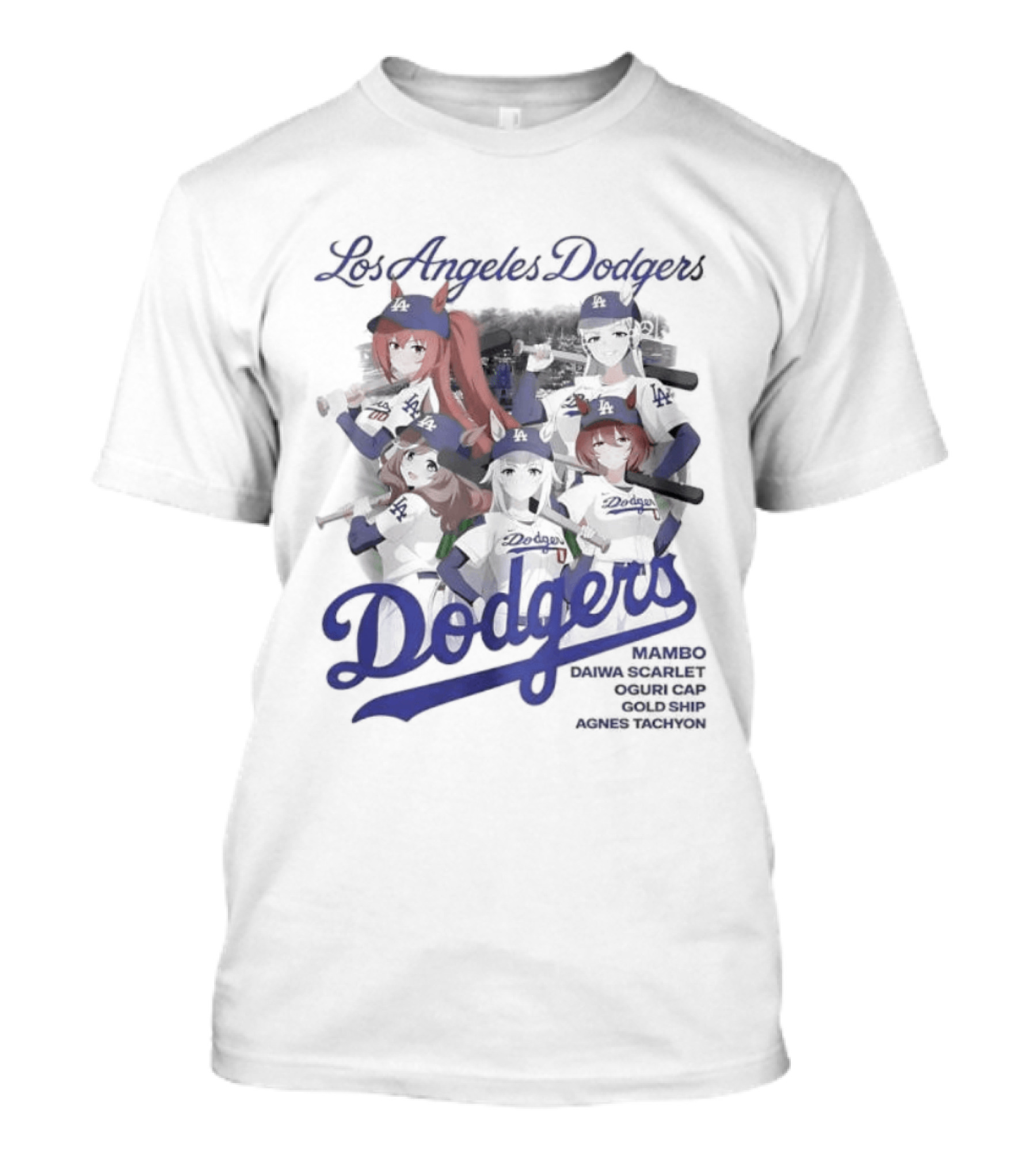 Los Angeles Dodgers Uma Musume Collaboration T-Shirt