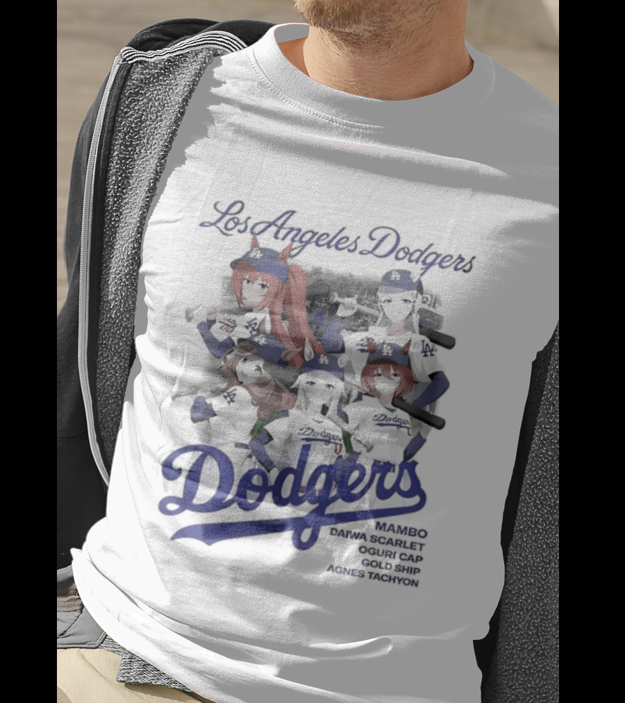 Los Angeles Dodgers Uma Musume Collaboration T-Shirt