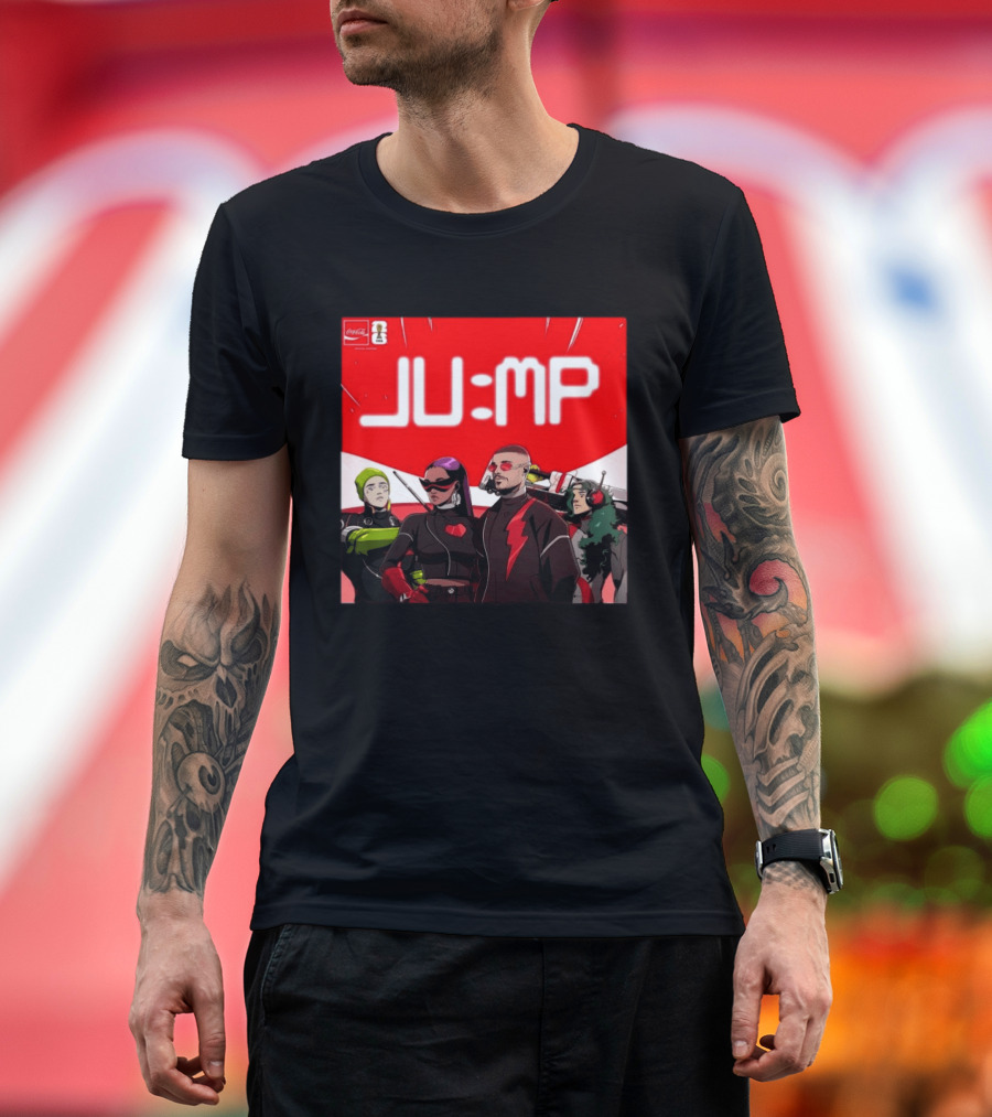 Jump J Balvin Amber Mark Steve Vai Travis Barker Coca Cola Anthem FIFA World Cup 2026 T-Shirt