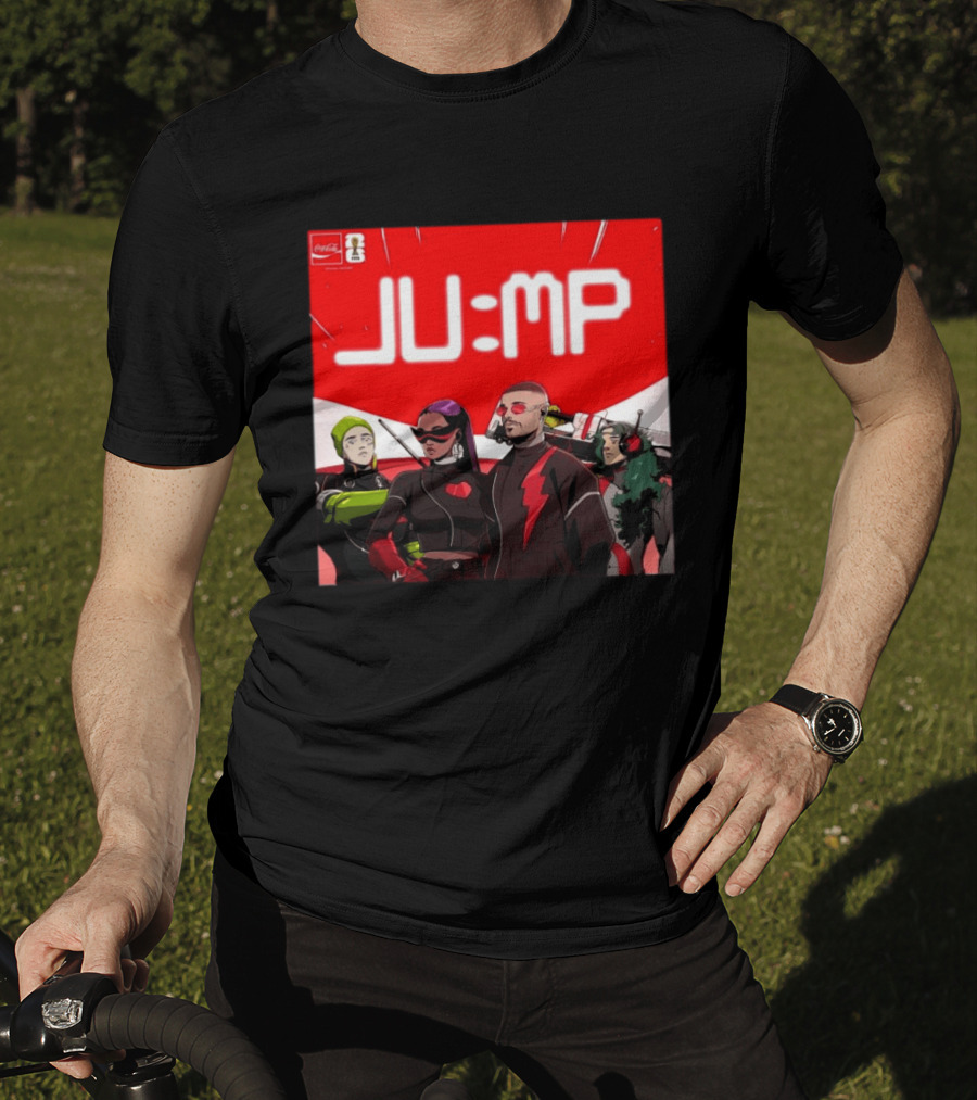 Jump J Balvin Amber Mark Steve Vai Travis Barker Coca Cola Anthem FIFA World Cup 2026 T-Shirt