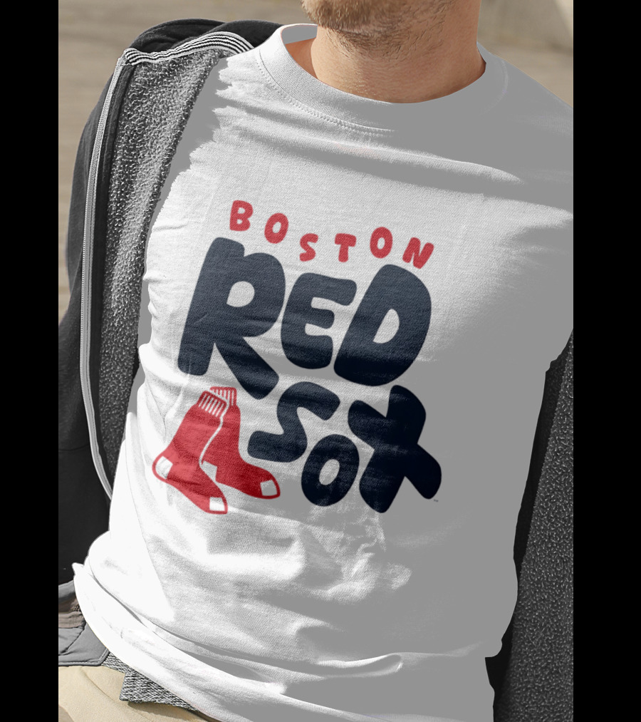 Boston Red Sox Bubble Crew Neck Baseball T-Shirt