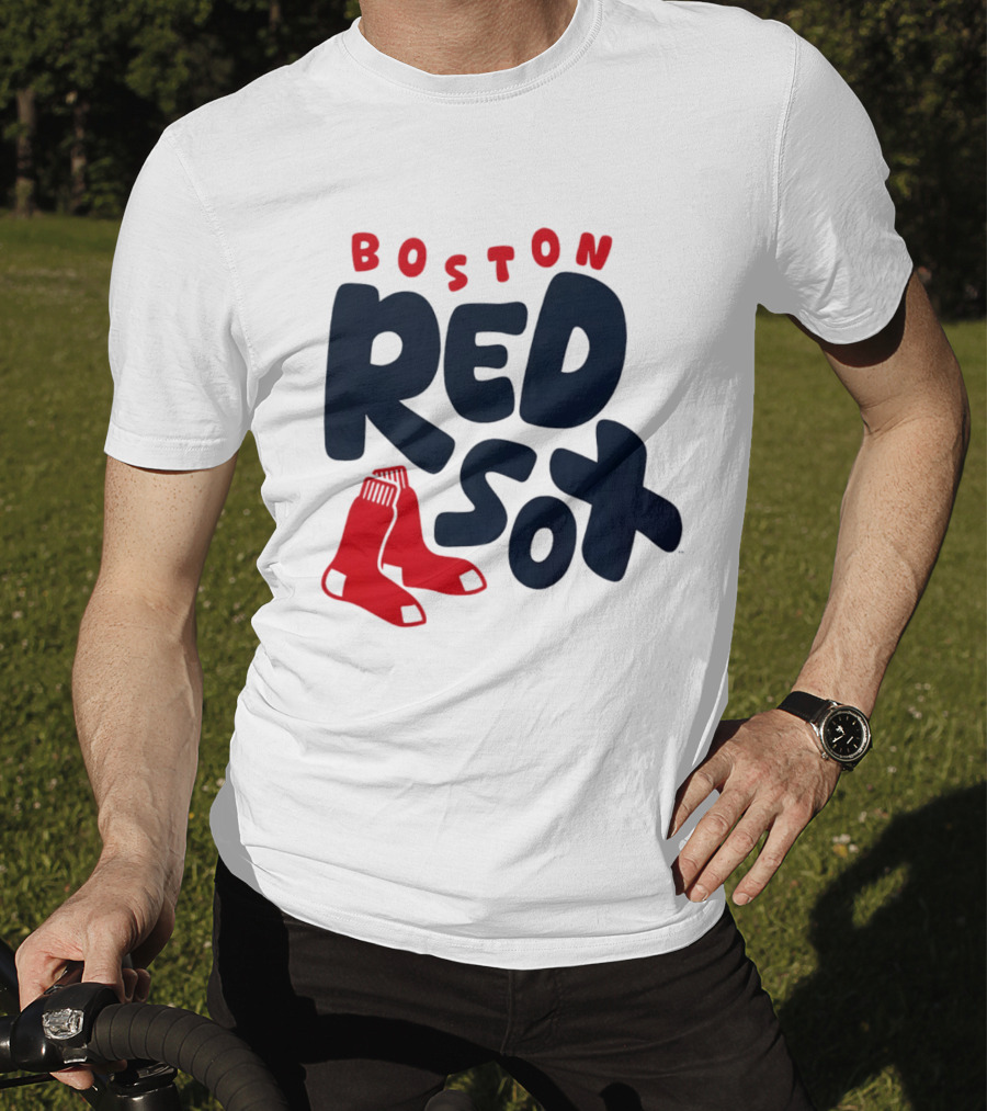 Boston Red Sox Bubble Crew Neck Baseball T-Shirt
