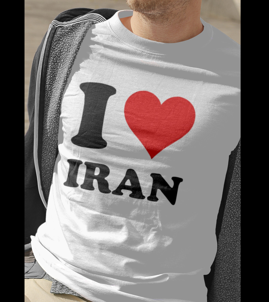 I Love Iran Heart Symbol Patriotic Expression T-Shirt