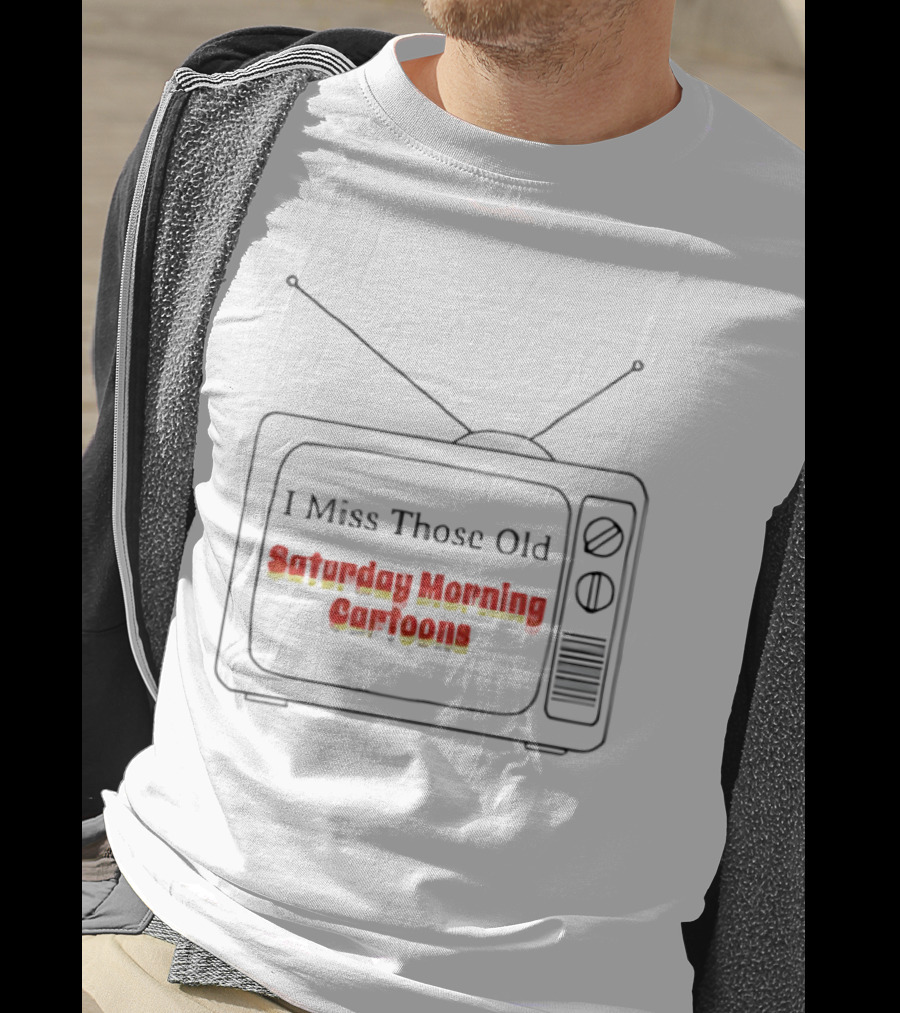 Nostalgic Vintage TV I Miss Those Old Saturday Morning Cartoons T-Shirt