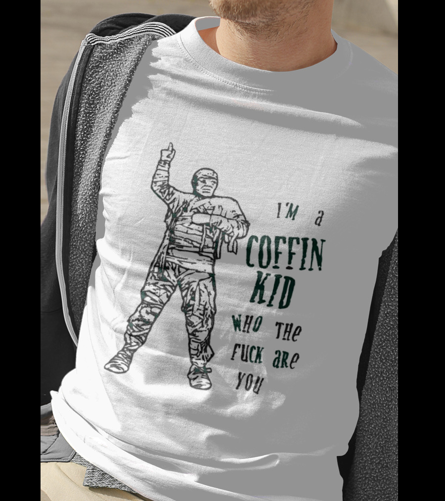 I'm A Coffin Kid Who The Fuck Are You Vintage Soldier Pose T-Shirt