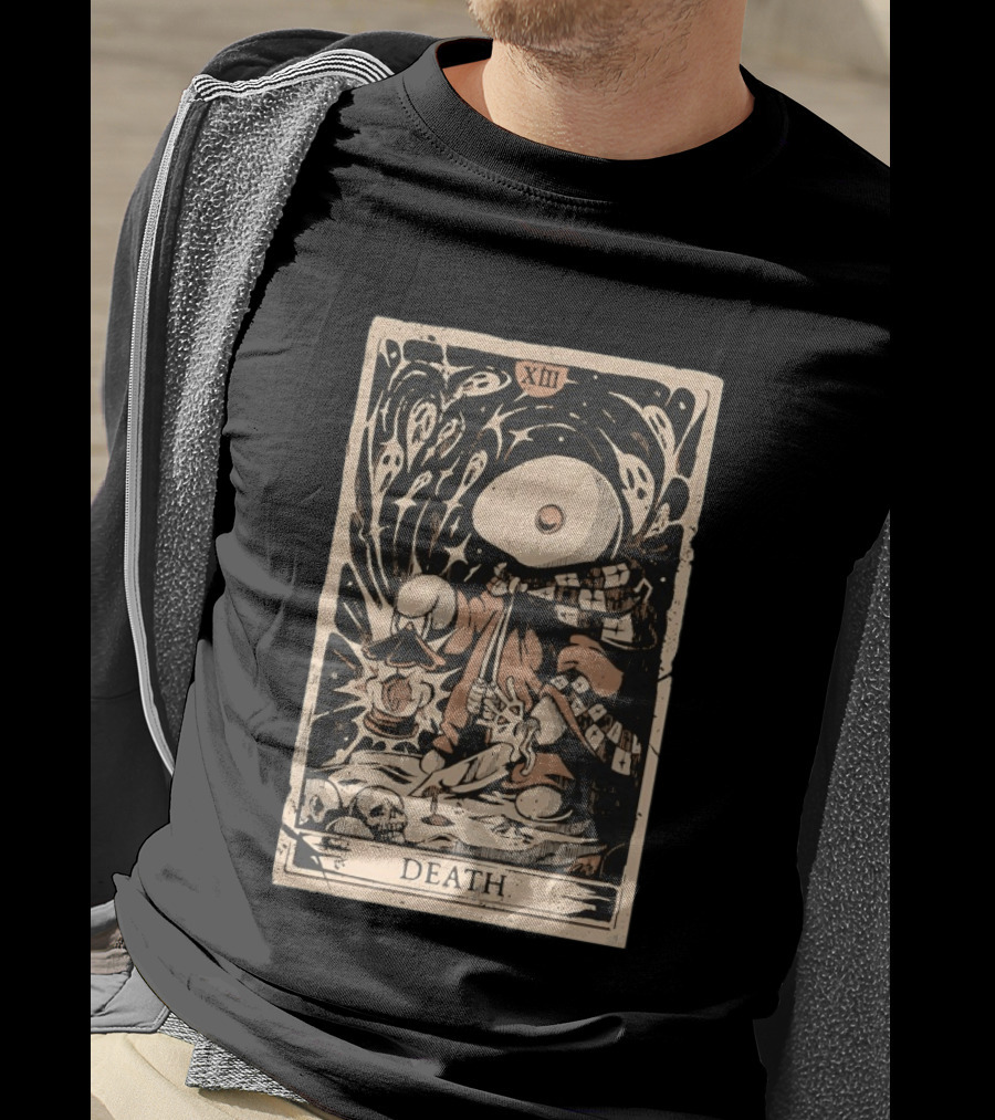 Tonberry King Final Fantasy Death Reaper Tarot Card XIII T-Shirt