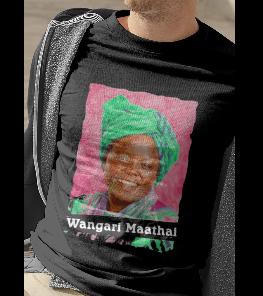 Wangari Maathai Green Turban T-Shirt