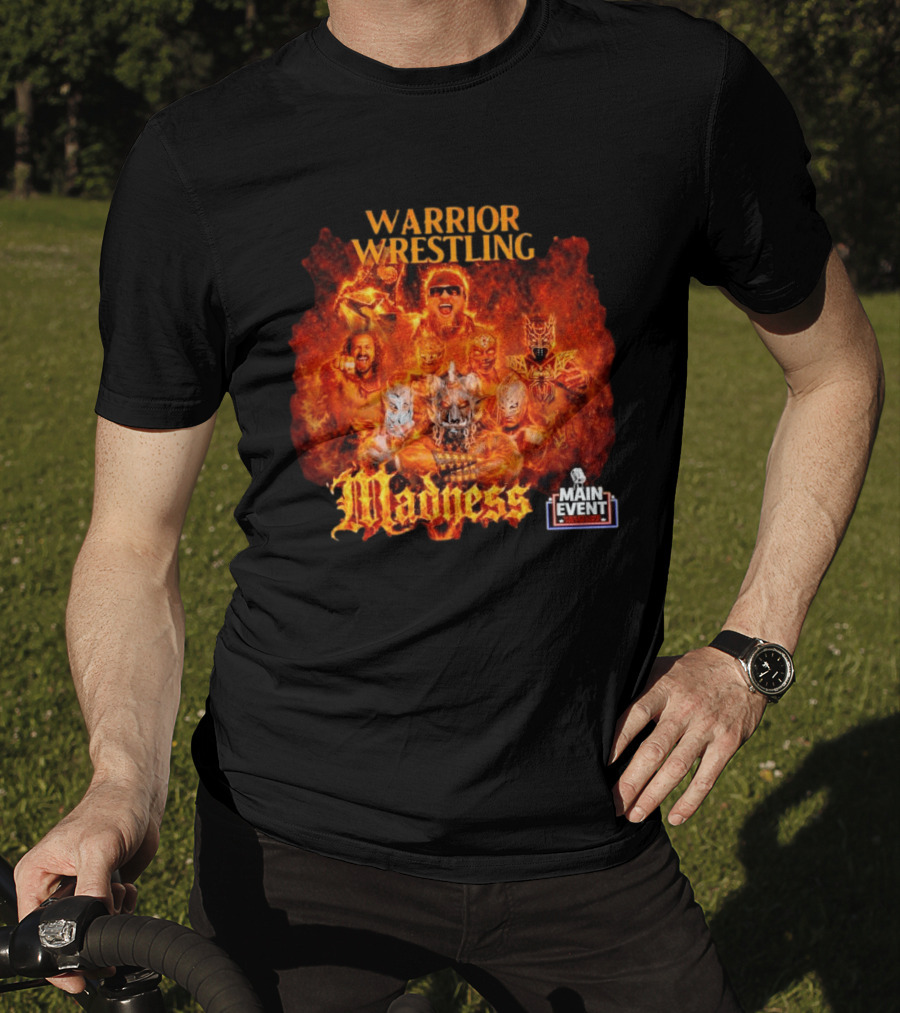 Warrior Wrestling Madness Main Event Network T-Shirt