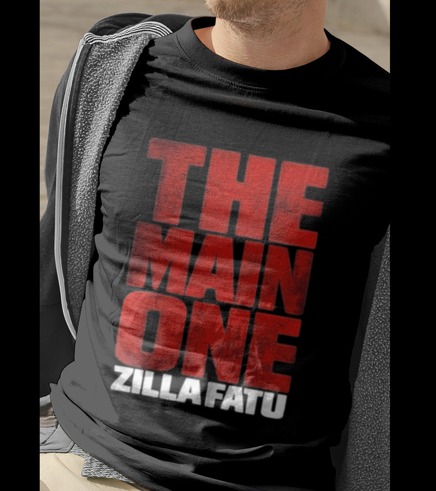 Zilla Fatu The Main One Bold Red T-Shirt