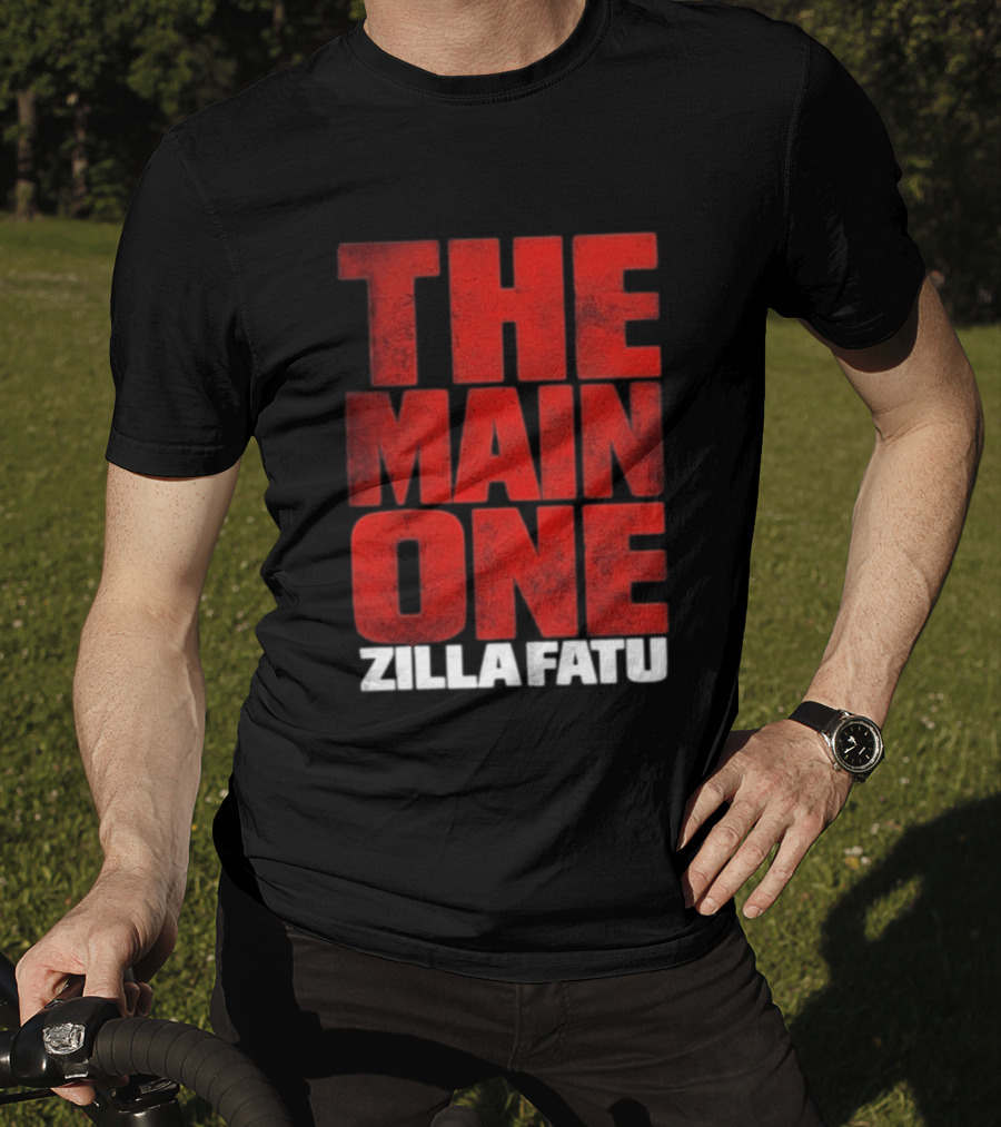 Zilla Fatu The Main One Bold Red T-Shirt