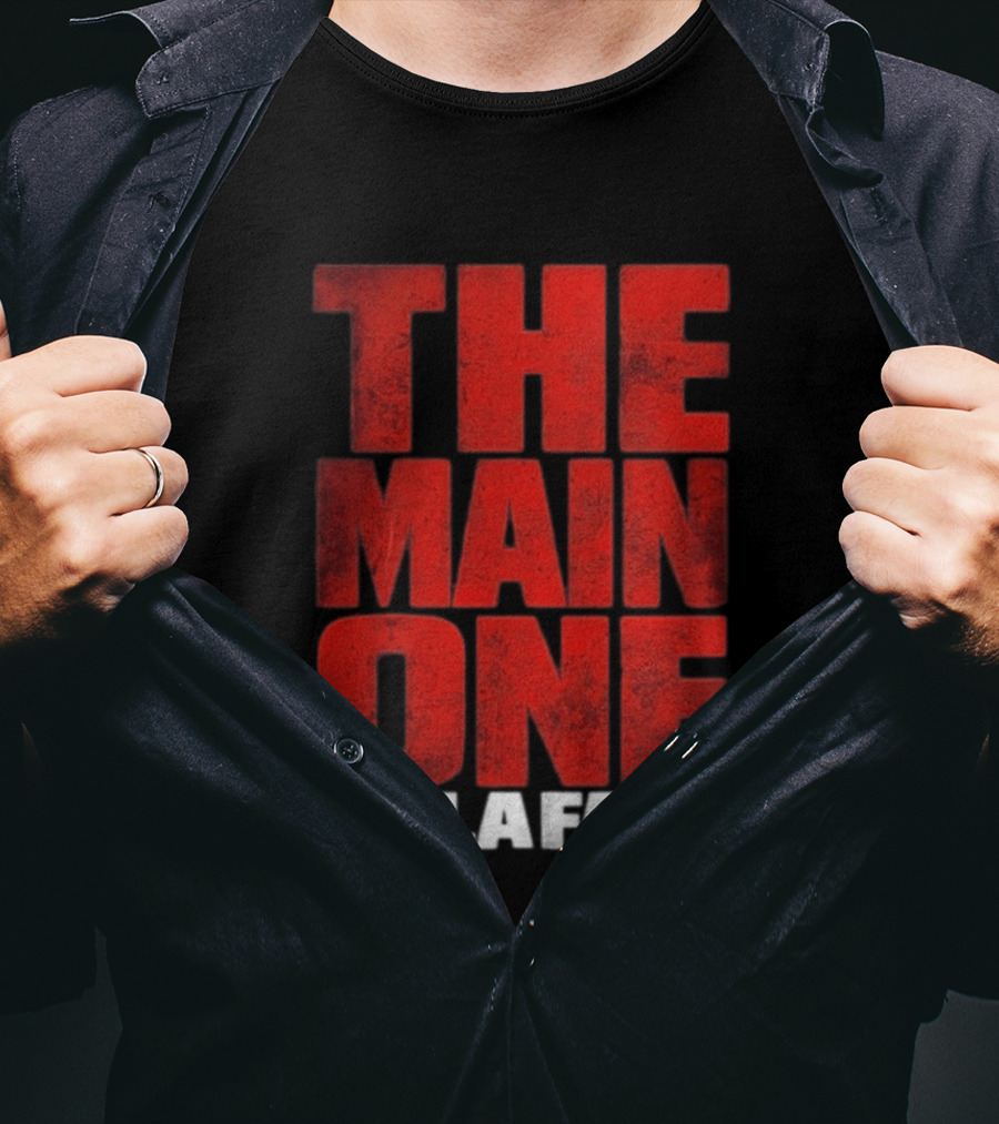 Zilla Fatu The Main One Bold Red T-Shirt