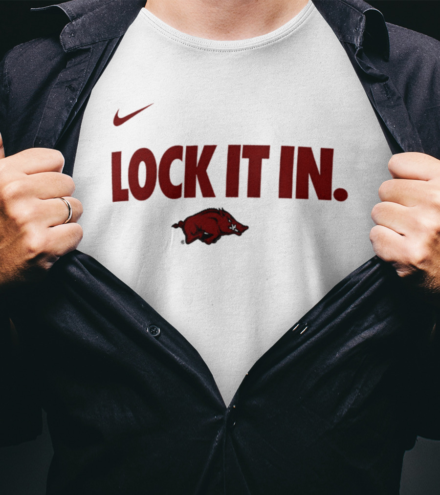 Nike Arkansas Razorbacks 2026 Lock It In WCC T-Shirt