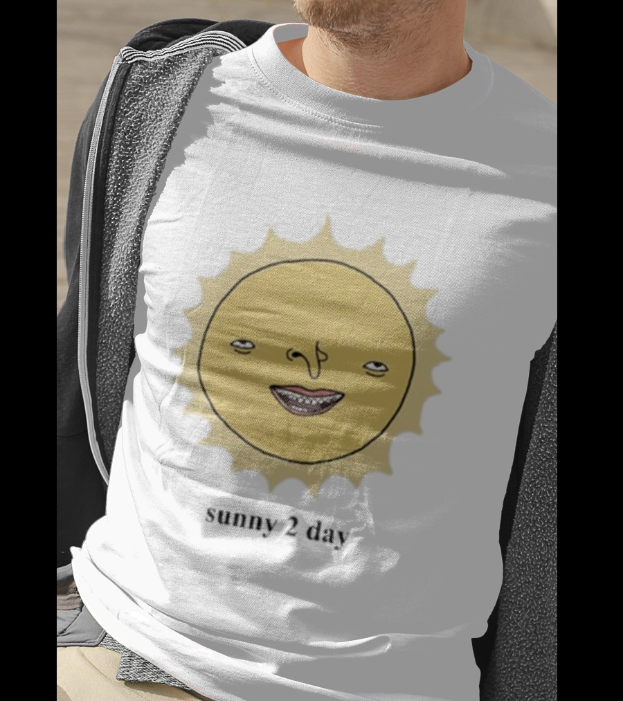 Blink Industries Igiktnty Sunny 2 Day Smiling Sun Face T-Shirt