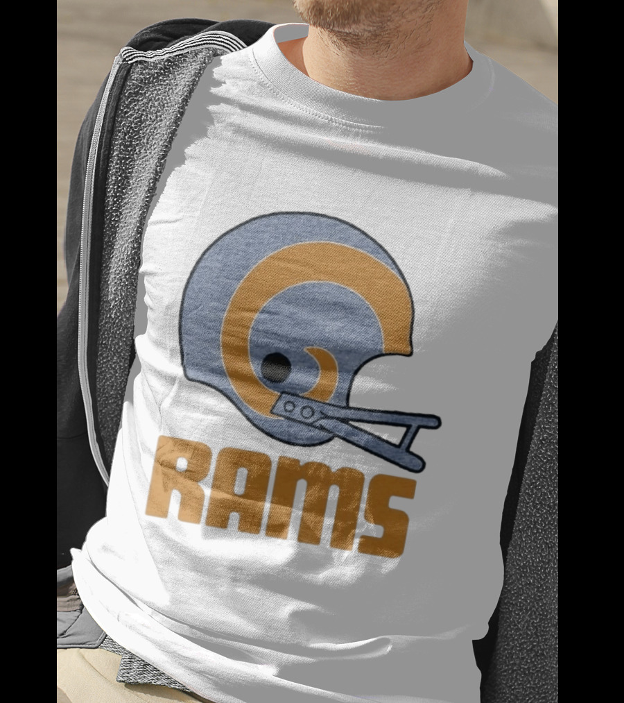 Rams Helmet Classic Football Team T-Shirt