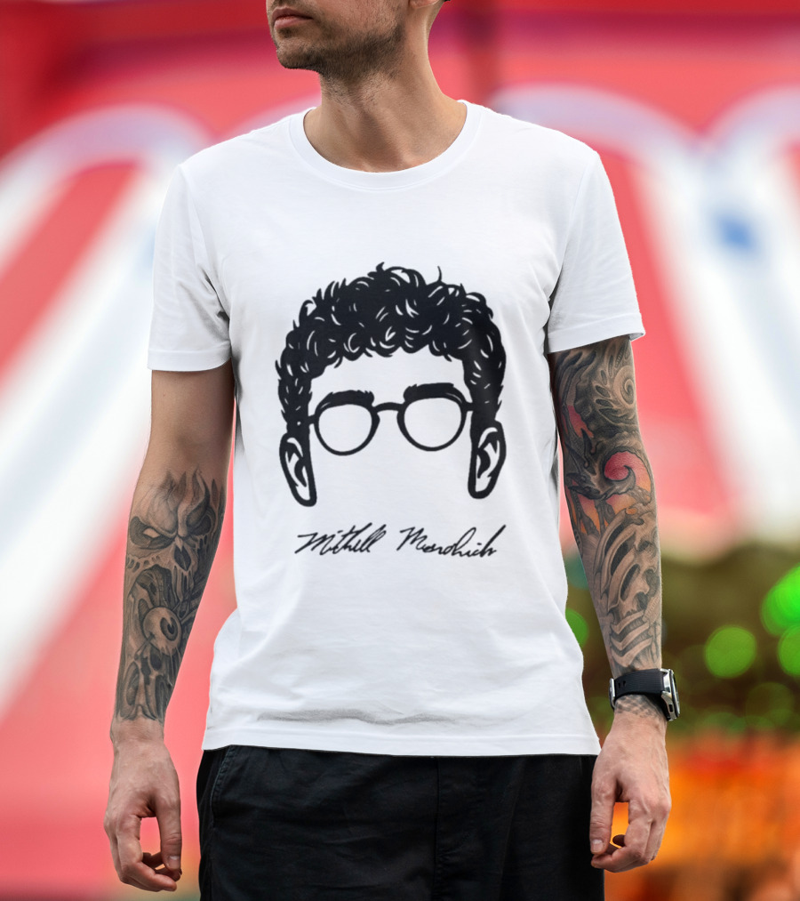 Mitchell Mesenbrink Glasses Hair Silhouette Cael Sanderson T-Shirt