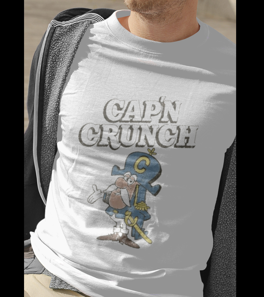 Cap'n Crunch Cereal Cartoon Vintage Captain T-Shirt