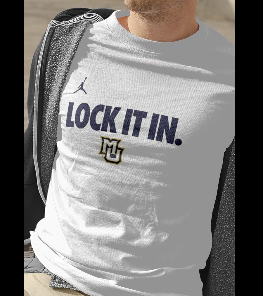 Jordan Marquette Golden Eagles Lock It In MU 2026 WCC T-Shirt