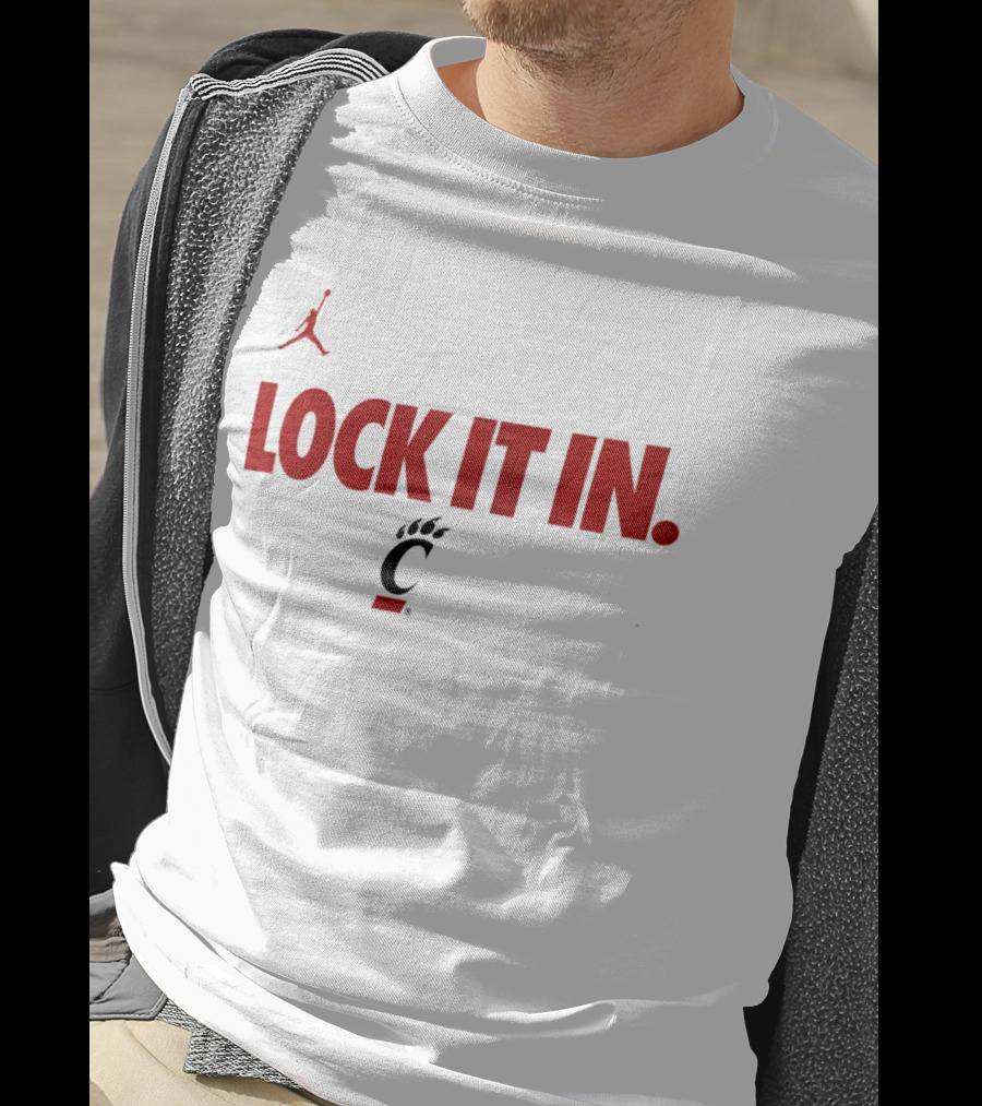 Cincinnati Bearcats Lock It In 2026 Jumpman T-Shirt