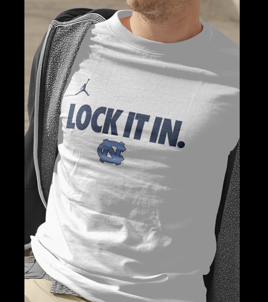 North Carolina Tar Heels Lock It In 2026 WCC Jumpman T-Shirt