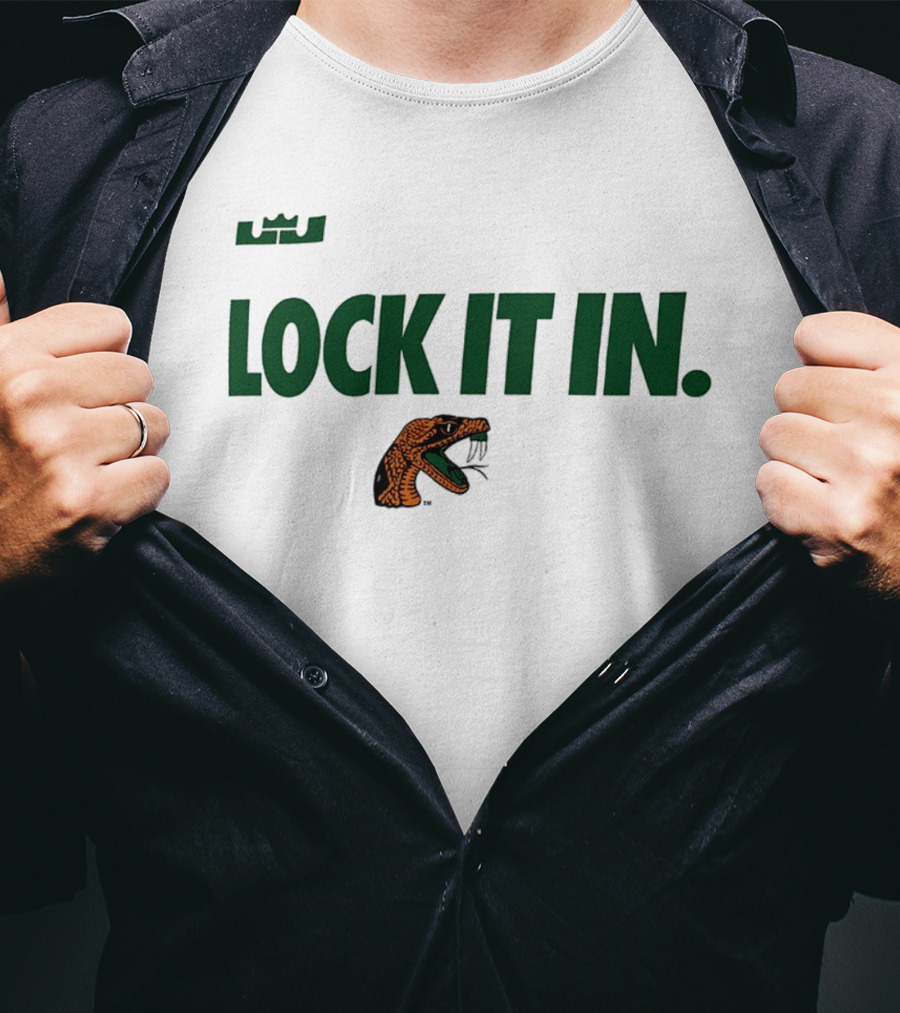 Florida A&M Rattlers Lock It In Nike WCC 2026 T-Shirt