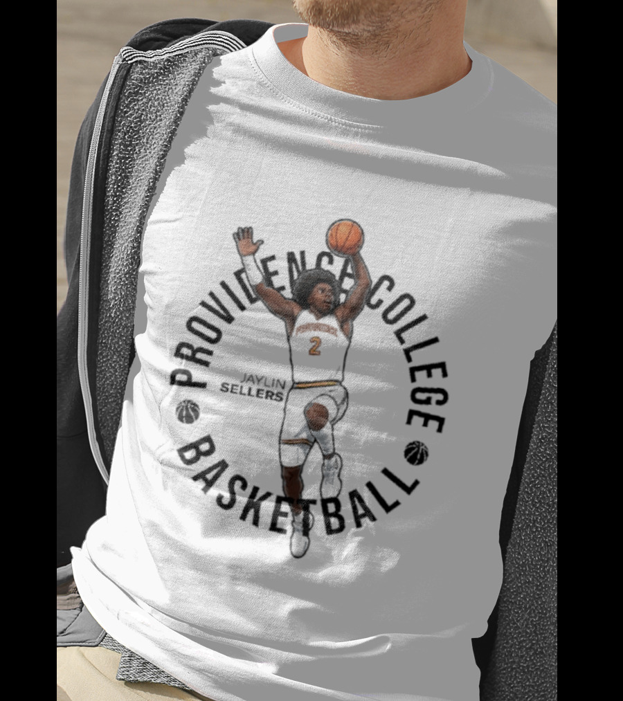 Providence College Basketball Jaylin Sellers Replica T-Shirt
