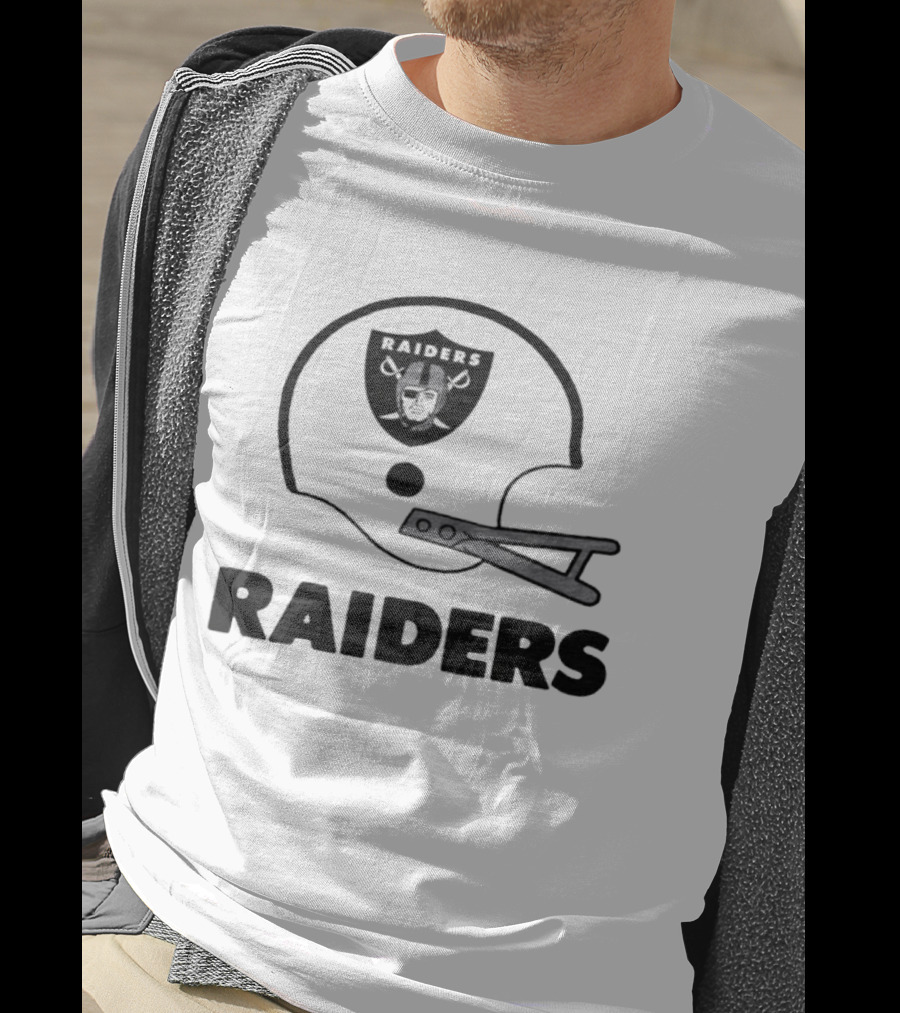 Raiders Football Helmet T-Shirt