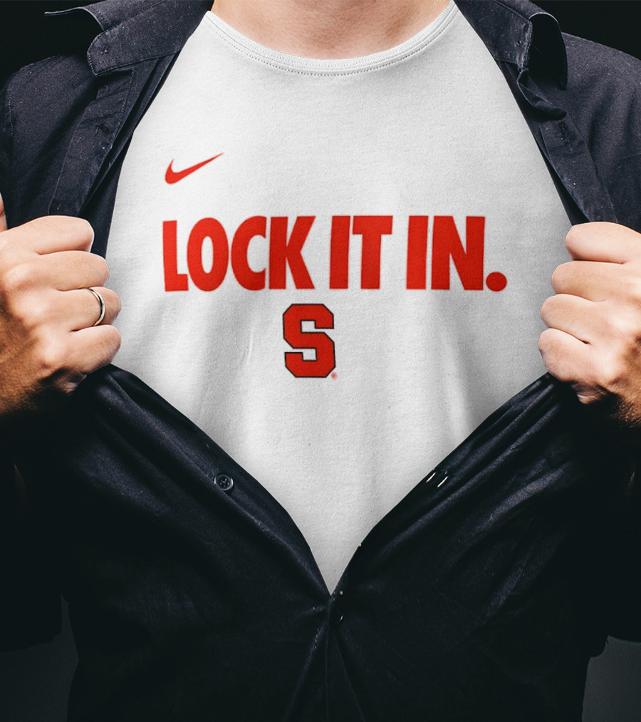 Nike Syracuse Orange Lock It In S 2026 WCC T-Shirt
