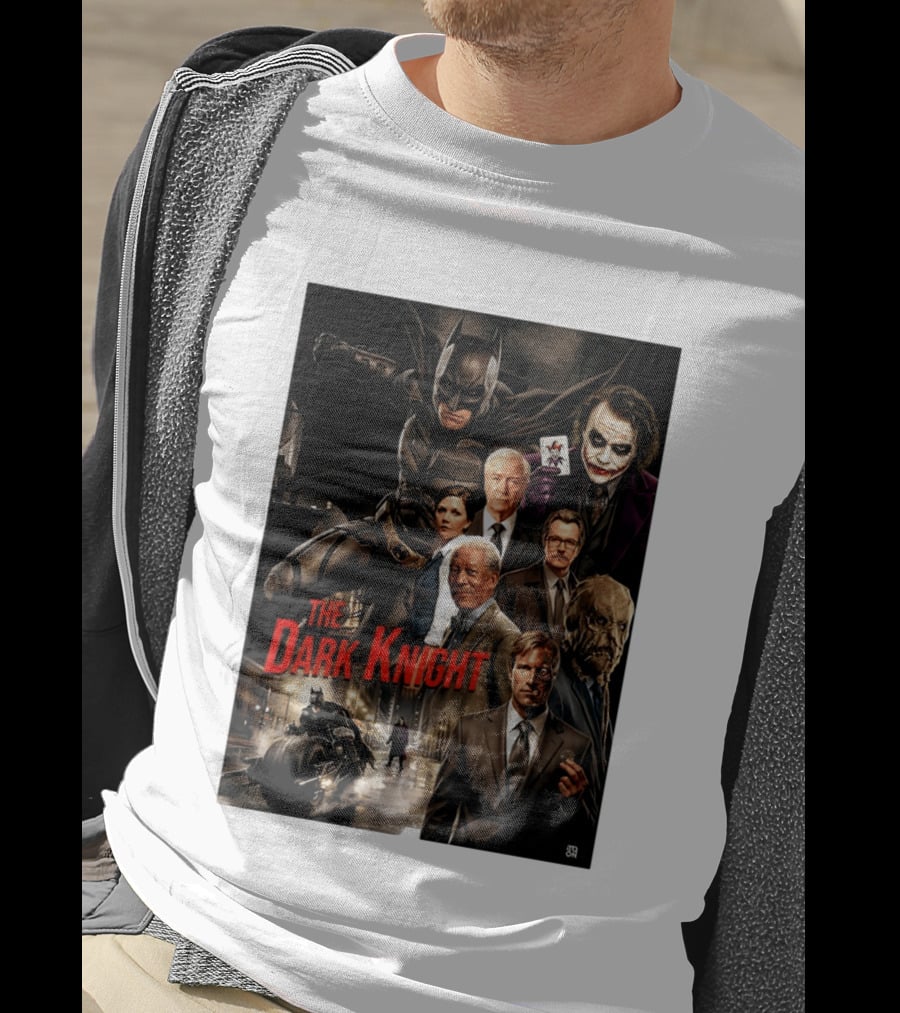 The Dark Knight Movie Characters Batman Joker Villains T-Shirt